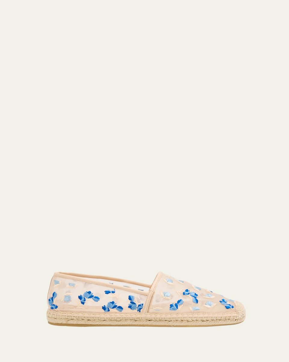 Bareitall Cotton Espadrille Loafers
